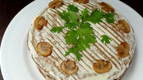 печеночный торт из куриной печени