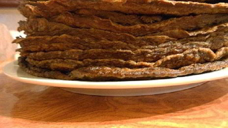 печеночный торт с грибами