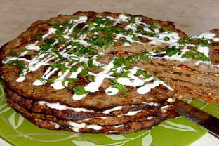 Печеночный торт с морковью