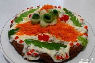 Печеночный торт в мультиварке