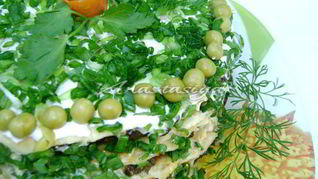 Печеночный торт Весенняя палитра