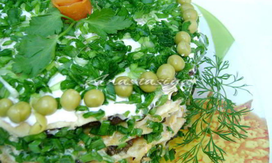 Рецепт печеночного торта весенняя палитра