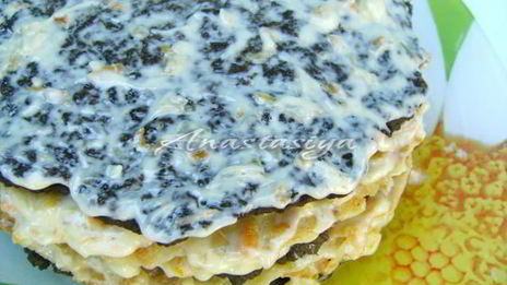 печеночный торт весенняя палитра