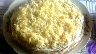 Печеночный тортик