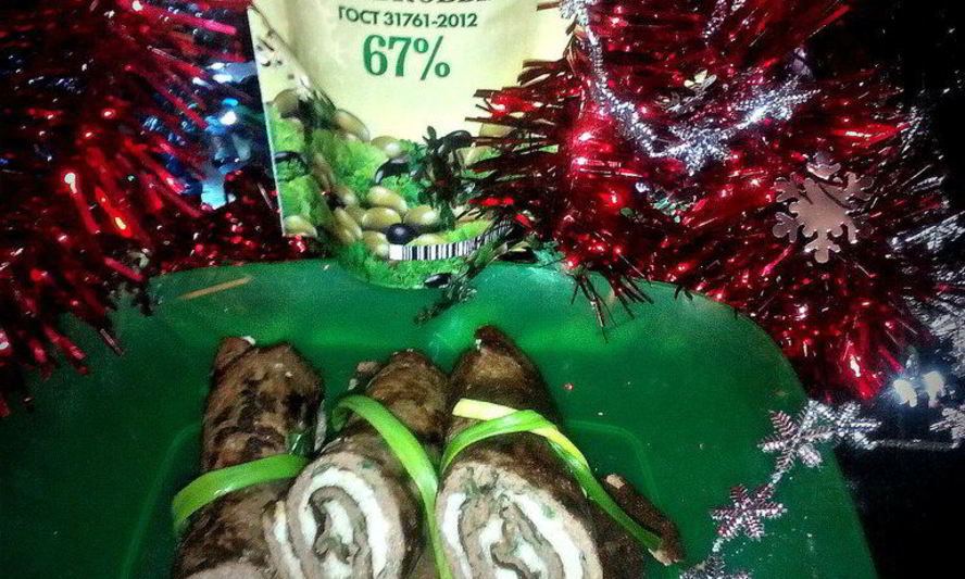 Рецепт печеночных рулетиков