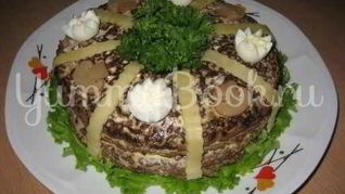 Торт из говяжьей печени