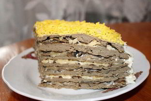 Торт из печени