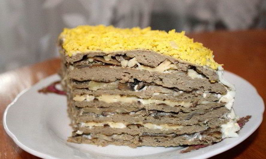 Рецепт торта из печени