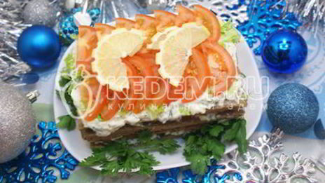 тортик печеночный