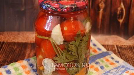 помидоры с петрушкой на зиму