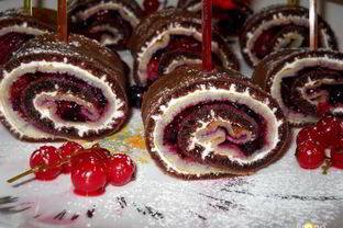 Блинные роллы Инь и янь с двойной начинкой