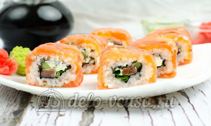 Рецепт домашних роллов филадельфия