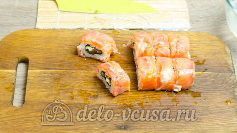 домашние роллы филадельфия