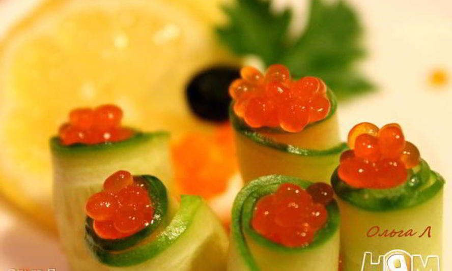 Рецепт огуречных роллов