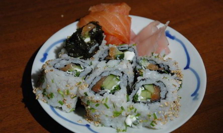 Рецепт ролла с копченым лососем