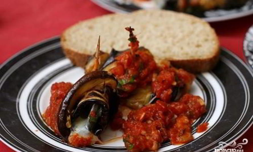 Рецепт роллатини из баклажанов с сыром