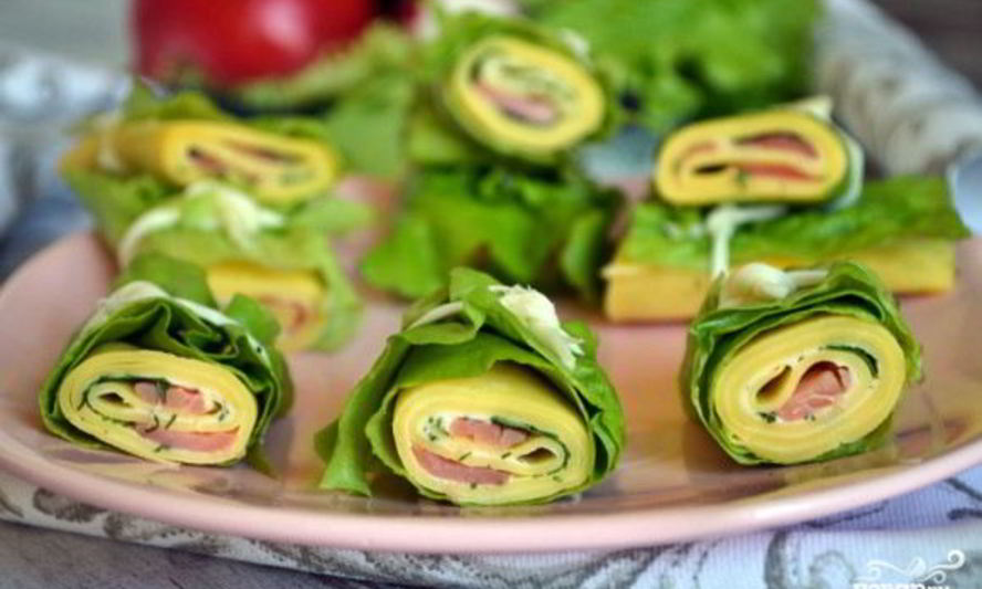 Рецепт роллов из блинов