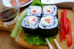 Роллы с креветками домашние