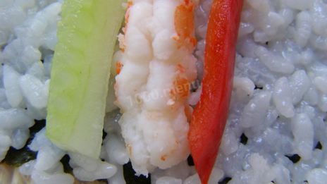 роллы с креветками домашние