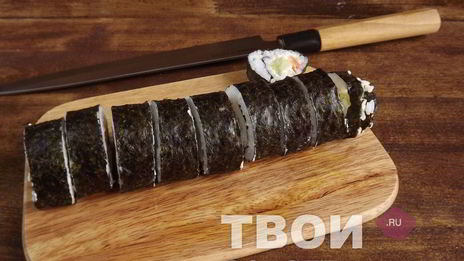 роллы с семгой