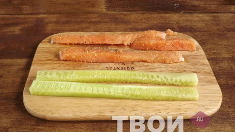 роллы с семгой