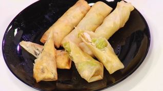 Спринг-роллы с грибами