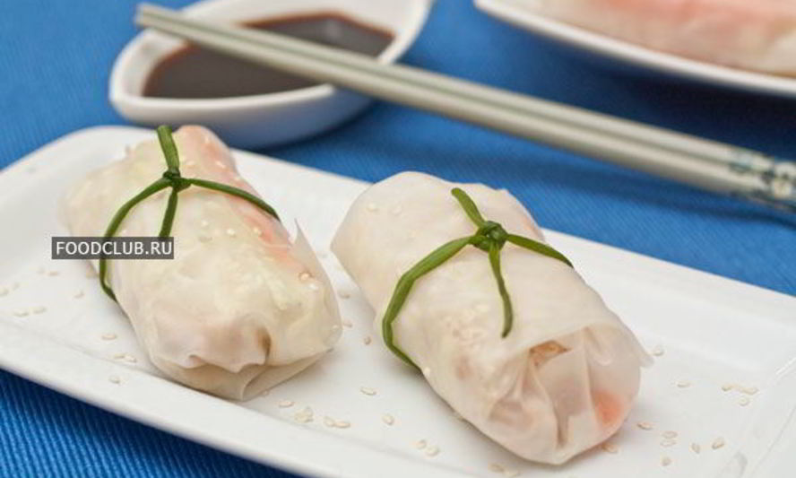 Рецепт спринга роллы с индейкой