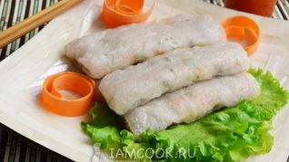 Спринг роллы с курицей