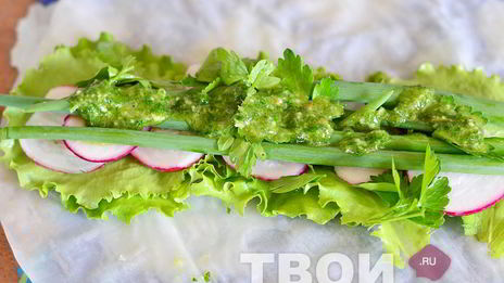 спринг роллы с овощами