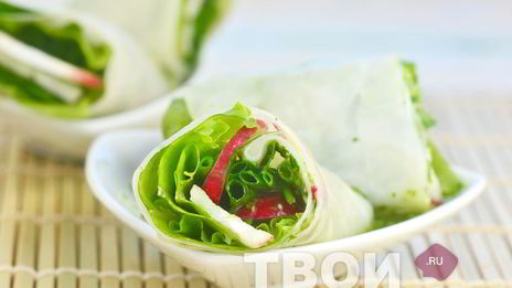 спринг роллы с овощами