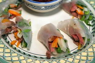 Спринг-роллы с уткой