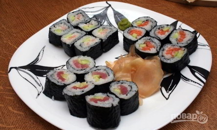 Рецепт суш роллы маки