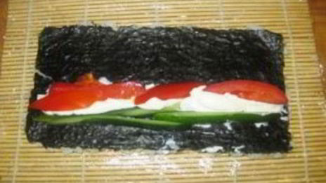 вегетарианские роллы