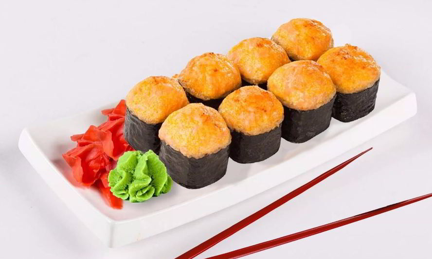 Рецепт запеченных роллов с форелью