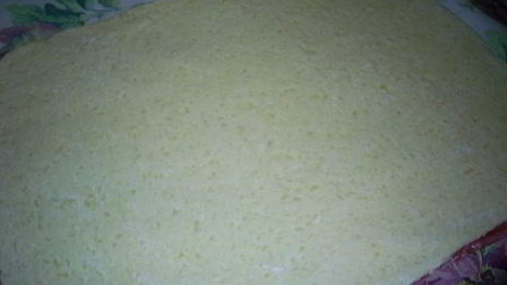 картофельный рулет с шампиньонами и квашеной капустой