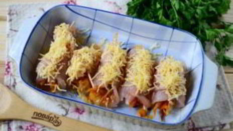 куриные рулетики с капустой