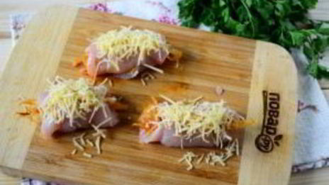 куриные рулетики с капустой