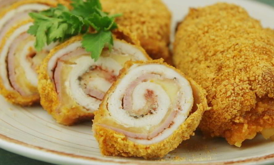 Рецепт куриных рулетиков с сыром