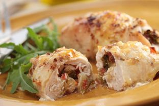 Куриные рулеты с беконом