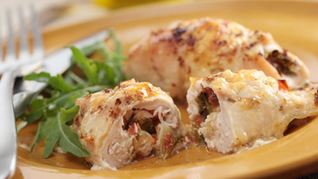 Куриные рулеты с беконом