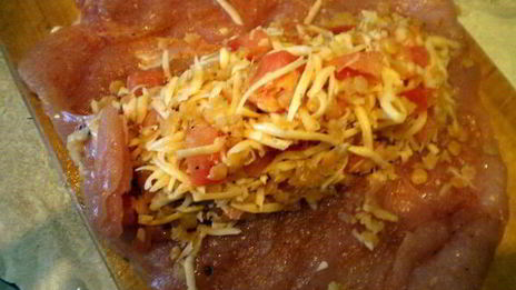 куриные рулеты с чечевицей