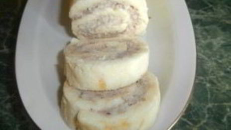 мясной рулет из фарша в духовке