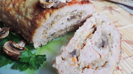 мясной рулет с квашеной капустой