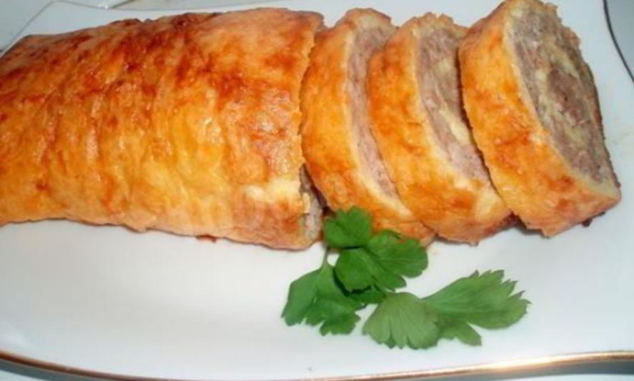 Рецепт мясного рулета в духовке вкусно и просто