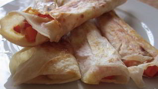 Постные рулеты из лаваша