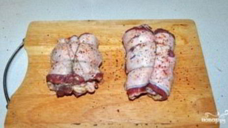 рулет из говяжьей брюшины
