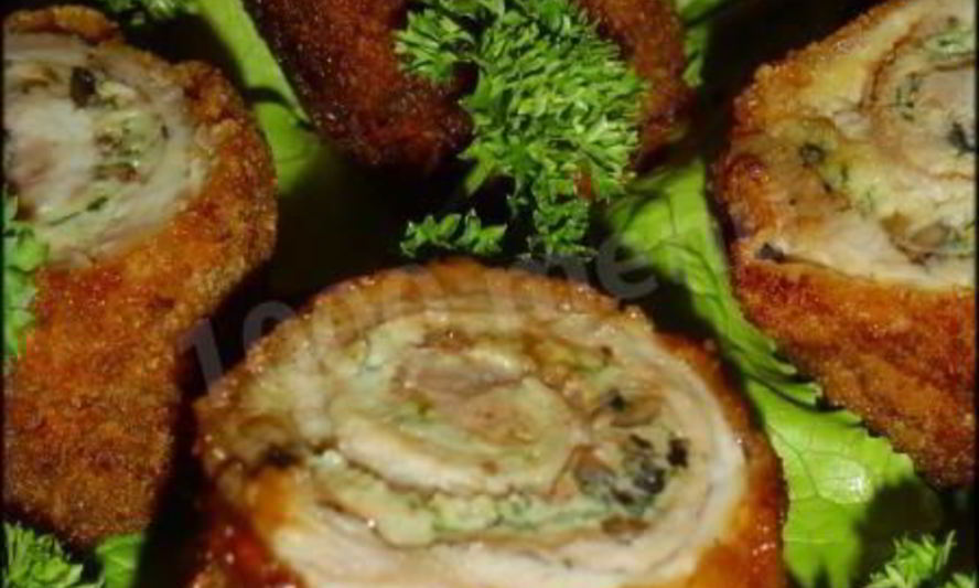 Рецепт рулета из грудинки свиной пенечки