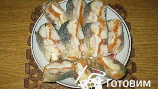 Рулет из скумбрии