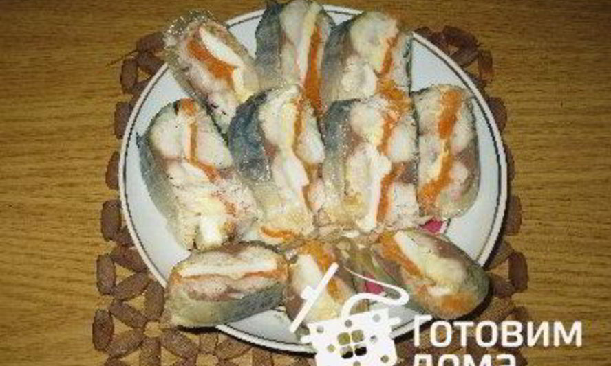 Рецепт рулета из скумбрии