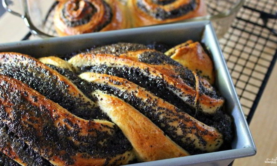 Рецепт рулета с маком из дрожжевого теста